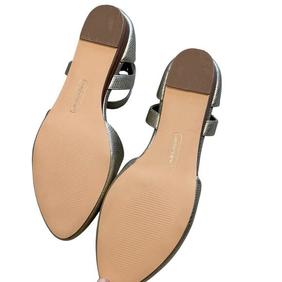 Comfortview The Paris Flat Gold Size 8 - Picture 12 of 15